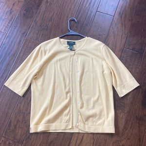 Size XL Vintage Ralph Lauren Cardigan in Yellow
